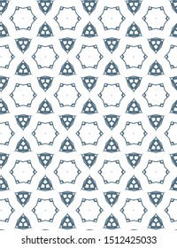 Geometric ornamental vector pattern. Seamless design texture.