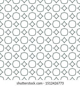 Geometric ornamental vector pattern. Seamless design texture.
