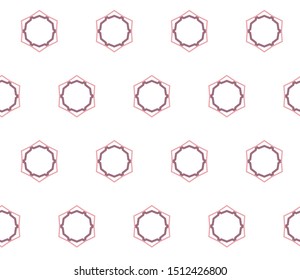 Geometric ornamental vector pattern. Seamless design texture.