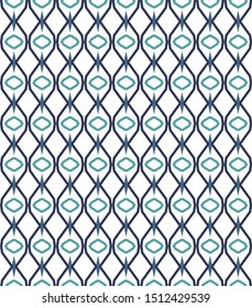 Geometric ornamental vector pattern. Seamless design texture.