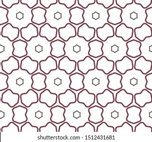 Geometric ornamental vector pattern. Seamless design texture.