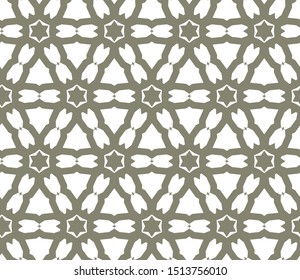Geometric ornamental vector pattern. Seamless design texture.