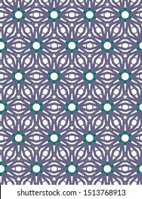 Geometric ornamental vector pattern. Seamless design texture.