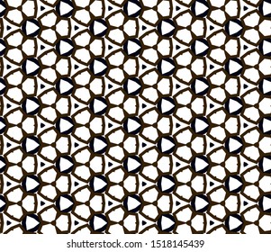 Geometric ornamental vector pattern. Seamless design texture.