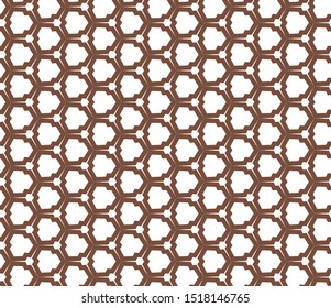 Geometric ornamental vector pattern. Seamless design texture.