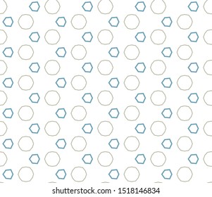 Geometric ornamental vector pattern. Seamless design texture.