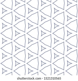 Geometric ornamental vector pattern. Seamless design texture.