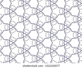 Geometric ornamental vector pattern. Seamless design texture.