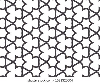 Geometric ornamental vector pattern. Seamless design texture.