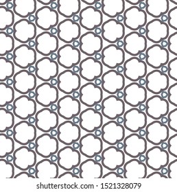 Geometric ornamental vector pattern. Seamless design texture.