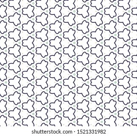 Geometric ornamental vector pattern. Seamless design texture.