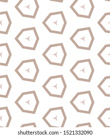 Geometric ornamental vector pattern. Seamless design texture.