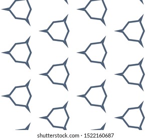 Geometric ornamental vector pattern. Seamless design texture.
