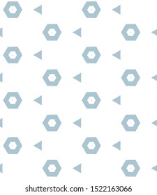 Geometric ornamental vector pattern. Seamless design texture.