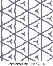 Geometric ornamental vector pattern. Seamless design texture.