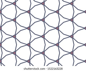 Geometric ornamental vector pattern. Seamless design texture.