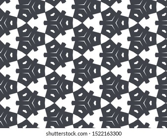 Geometric ornamental vector pattern. Seamless design texture.