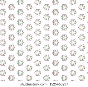 Geometric ornamental vector pattern. Seamless design texture.