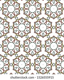 Geometric ornamental vector pattern. Seamless design texture.