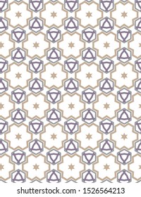 Geometric ornamental vector pattern. Seamless design texture.
