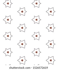 Geometric ornamental vector pattern. Seamless design texture.