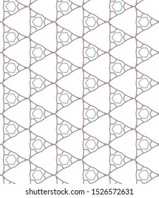 Geometric ornamental vector pattern. Seamless design texture.