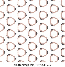 Geometric ornamental vector pattern. Seamless design texture.