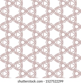 Geometric ornamental vector pattern. Seamless design texture.