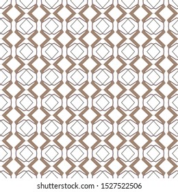 Geometric ornamental vector pattern. Seamless design texture.