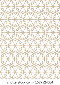 Geometric ornamental vector pattern. Seamless design texture.