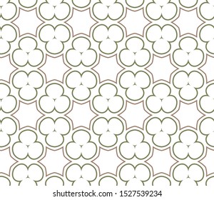 Geometric ornamental vector pattern. Seamless design texture.