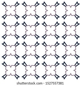 Geometric ornamental vector pattern. Seamless design texture.