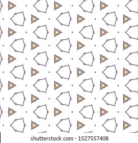 Geometric ornamental vector pattern. Seamless design texture.