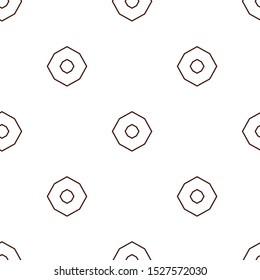 Geometric ornamental vector pattern. Seamless design texture.