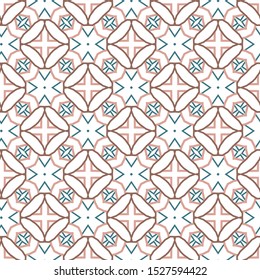 Geometric ornamental vector pattern. Seamless design texture.