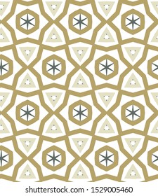 Geometric ornamental vector pattern. Seamless design texture.