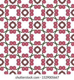 Geometric ornamental vector pattern. Seamless design texture.