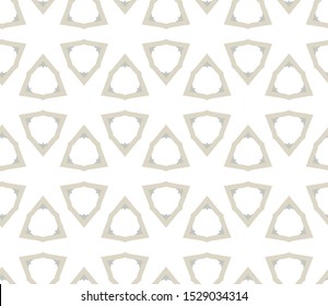 Geometric ornamental vector pattern. Seamless design texture.