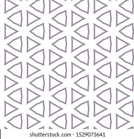 Geometric ornamental vector pattern. Seamless design texture.