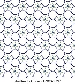 Geometric ornamental vector pattern. Seamless design texture.