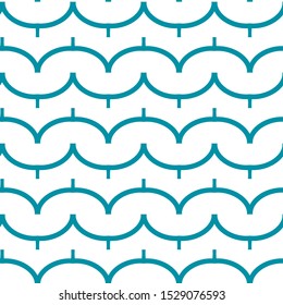 Geometric ornamental vector pattern. Seamless design texture.