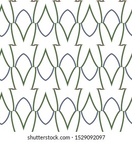 Geometric ornamental vector pattern. Seamless design texture.