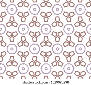Geometric ornamental vector pattern. Seamless design texture.