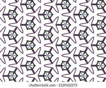 Geometric ornamental vector pattern. Seamless design texture.