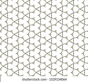 Geometric ornamental vector pattern. Seamless design texture.