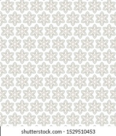 Geometric ornamental vector pattern. Seamless design texture.