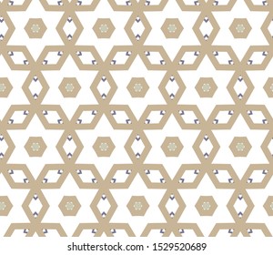 Geometric ornamental vector pattern. Seamless design texture.