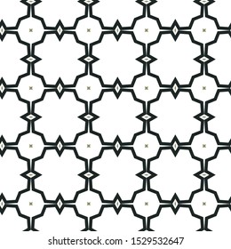 Geometric ornamental vector pattern. Seamless design texture.