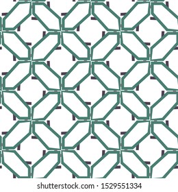 Geometric ornamental vector pattern. Seamless design texture.