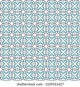 Geometric ornamental vector pattern. Seamless design texture.